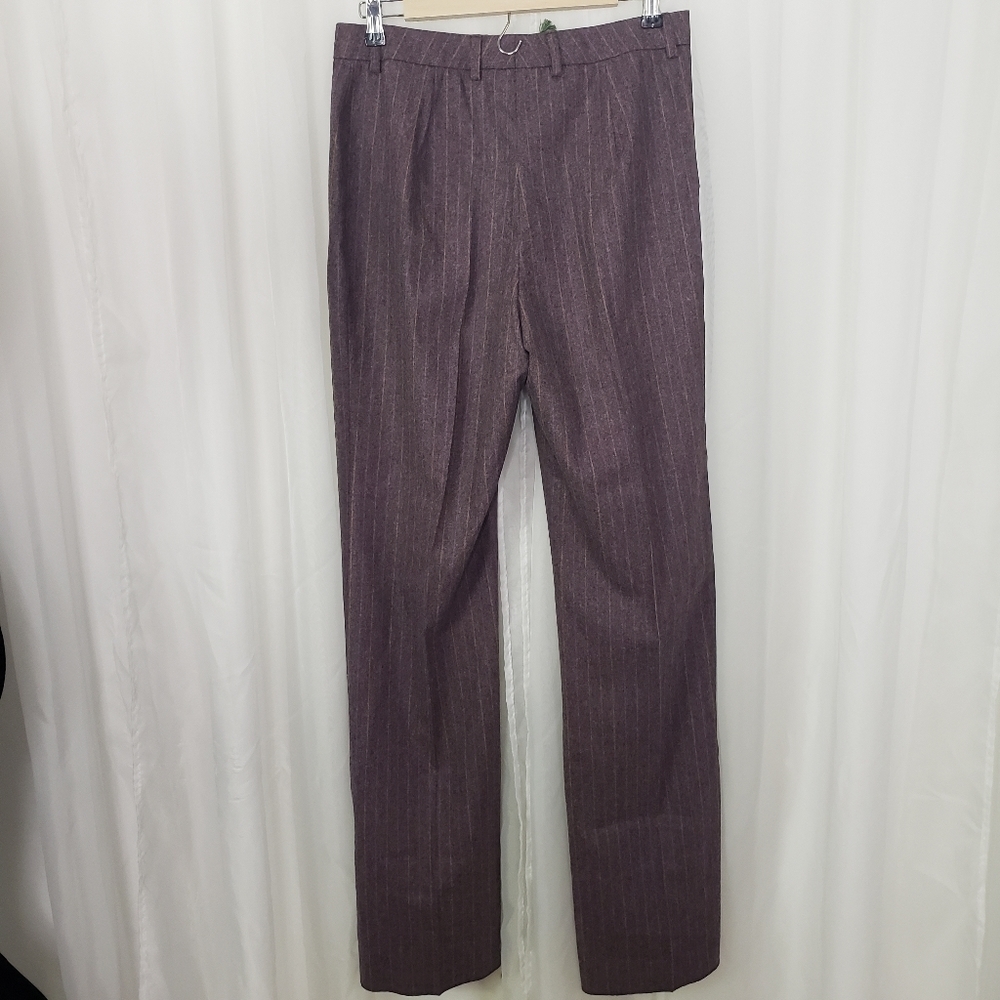 Bernard Zins Paris NWT Joyeux wool cashmere wide leg pant size 10 - Picture 6 of 12